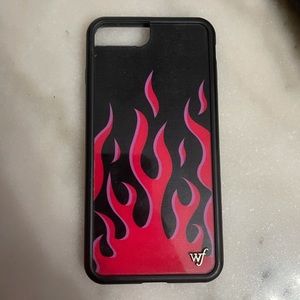 Wildflower Hot Pink Flame 8+ Phone Case